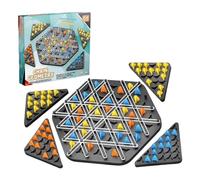 Geometric Chess Game,Select Chain Triangle Chess Game,Chain Triangle Chess,Triangle Game Rubber Band Game,Elastic Band Game,Triangle Board Game,Intellectual Chess Board,Family Games
