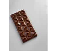 Geometric Chocolate Bar Mould - Deep Fill Non-Stick Food-Grade Plastic, Reusable Mould for Stuffed Chocolates, Candy, and Dessert Bars