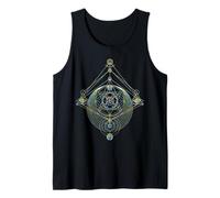 Geometric Circle Shapes Angles Pattern - Sacred Geometry Tank Top