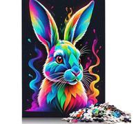 Geometric Color Animal Puzzle Challenging And Brainteasing Premium Cardboard Jigsaw Puzzle for Adults Teen Easter Gift 1000pcs (26x38cm)