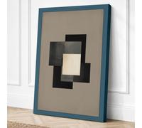 Geometric Composition Canvas Wall Art Print 30x20 Inch (76 x 51 cm)