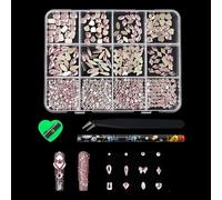 Geometric Cut Design Resin Nails with Flat Bottom for Professional Manicure Artists Resin Unguis Art Beads