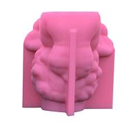 Geometric Cute Angel Gypsum Silicone Molds Storage Box Mold for Making Pot Flower Pen Holder Angel Flower Molds for Concrete Resin Casting