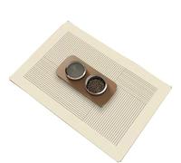 Geometric Design Pet Feeding Mat