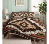 Geometric Diamonds Star Symbols Coverless Duvet King Size 7.5 Tog 3 Pieces