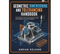 GEOMETRIC DIMENSIONING AND TOLERANCING HANDBOOK: Learn GD&T with Step-by-Step Worked Examples, Real Drawings, and Boxed Answers
