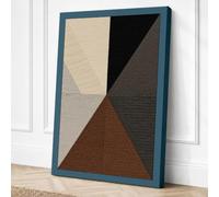 Geometric Division Minimalist Canvas Wall Art Print 18x12 Inch (46 x 30 cm)