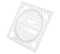 Geometric Drawing Ruler Multifunctional Plastic Protractor for Students