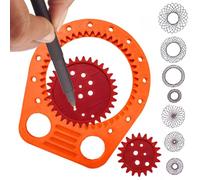 Geometric Drawing Template, Precision Circle Drawing Tool, Ruler Multifunctional Creative Stencil for Adults Kids Design Painting Crafts Drafting Sketch Artist