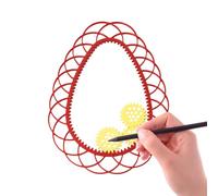 Geometric Drawing Templates - Shape Template for Drawings | Drawing Templates | Art Stencils for Painting | Craft Form for Constr Design Tracing Overlay
