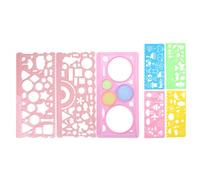 Geometric Drawings Templates Measuring Geometry Rulers for Design Architecture Office Studying Designing and Building Drafting Stencils Measuring Tools