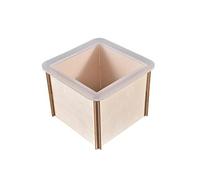 Geometric Epoxy Casting Dried Flower Rectangle Mold for Rectangle / Square Resin Silicone Tray Paperweight Silicone Geometric Epoxy Casting for Soap Making