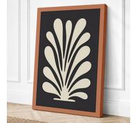 Geometric Fan Art Deco Canvas Wall Art Print 30x20 Inch