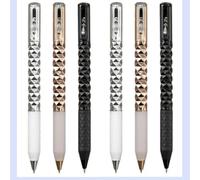 Geometric Fidget Pen, Viral Stress Relief Pen with Transformable Design, Quick-Drying Black Gel Ink Ballpoint Pen, Fun Decompression Writing Tool for Office, School & Daily Use (6)