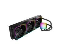 Geometric Future Eskimo Plus 36-360mm AIO CPU Liquid Cooler - 30mm-Thick Squama 3003 PWM ARGB Fans x 3-1.5 L/min High-Flow Pump - Intel® LGA 1851/1700, AMD® AM5/AM4 - Black, GEO-EPS-36B