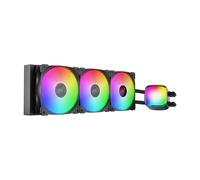 Geometric Future Eskimo Pro - 360mm AIO CPU Liquid Water Cooler- RGB PWM Squama 2501B Fan x 3- Fit Intel® LGA 1700, AMD®AM5 - Black- (GEO-EP-36B)