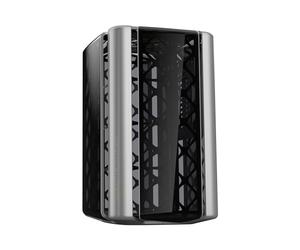 Geometric Future M2 The ARK Glass Gray, High Airflow Open Frame, mATX/Mini ITX Gaming Case, Crystal Coating, Support 350mm GPU, ATX PSU, Type C Hub, 360 Radiator, GEO-M2-GG (PC Case ONLY)