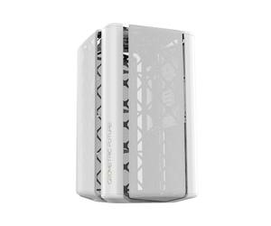 Geometric Future M2 The ARK Mesh White, High Airflow Open Frame, mATX/Mini ITX Gaming Case, Crystal Coating, Support 350mm GPU, ATX PSU, Type C Hub, 360 Radiator, GEO-M2-MW (PC Case ONLY)
