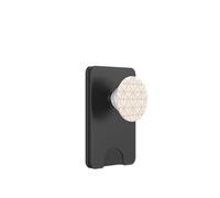 Geometric Heart Pattern Minimalist Retro Valentine Aesthetic PopSockets PopWallet for MagSafe
