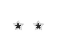 Geometric Heart/Star Studs Earrings Ear Studs Fashion Ears Jewelry Silver Texture Suitable For Various Occasion Wear Love Star Earrings