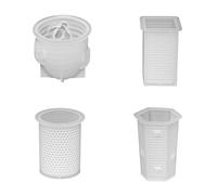 Geometric Honeycomb Silicone Mold Square Soap Resin Plaster Cylinder Cake Chocolate Making Decor Silicone Making