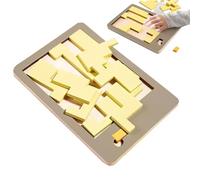 Geometric Learning Toy - Wood Tangram Puzzle, Educational Board Game, Problem-Solving Activity | 3.74x5.51 Inch Design for All Ages, Skill Development throughout Schools, Social Situations