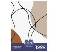 Geometric Line Drawing Jigsaw Puzzles Puzzles for Adults Kids. 1000 Pieces Whimsical Challenge Toy Educational Games Home Decoration for Adults& Kids Age 14 Years Up 70x50cm/1000pcs