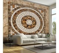 Geometric Marble Wallpaper for Bedroom - Modern Abstract Wall Paper, Geometric Home Decor, Non-Woven Waterproof Print Wallpapers for Bedroom Living Room, Feature Walls Mural 400x280 cm SZA202