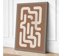 Geometric Meditations Canvas Wall Art Print 30x20 Inch