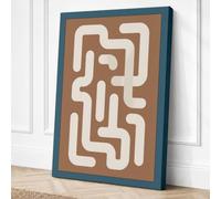 Geometric Meditations Canvas Wall Art Print 30x20 Inch