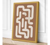 Geometric Meditations Canvas Wall Art Print 30x20 Inch