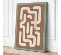 Geometric Meditations Canvas Wall Art Print 30x20 Inch