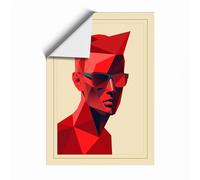 Geometric Mind Modern Unframed Wall Art Print A3 (42×29.7cm), Wall Decor for Living Room, Bedroom, Office & Home, Art Gift