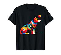 Geometric Minimalism Modern Illustration Dhole Art T-Shirt