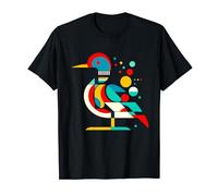 Geometric Minimalism Modern Illustration Loon Bird Art T-Shirt