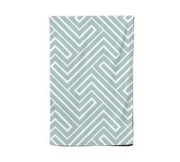 Warren Reed - Designer Geometric Modern Ornment Tea Towel in Green Warren Reed - Designer Green