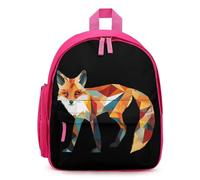 Geometric Nature Fox1 Cute Backpack Small Daily Daypack Travel Shoulder Bag with Adjustable Strap Funny Graphic