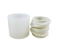 Geometric Nordic Art Gypsum Silicone Molds Storage Box Mold for Making Plant Pot Flower Pot Pen Holder Pen Holder Molds for Epoxy Resin