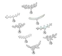 Geometric Openwork Ear Studs Comfortable Stainless Steel Alloy Gothic Party Jewelry Gift Artistics Ear Jewelry