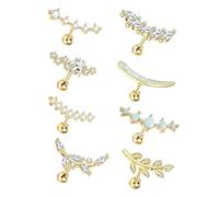 Geometric Openwork Ear Studs Comfortable Stainless Steel Alloy Gothic Party Jewelry Gift Stainless Steel Bone Earring