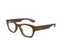 Geometric Optical Frame - male - Alexander McQueen - Glasses - Brown - 52 MM - Accessories 52 MM