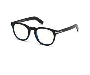 Geometric Optical Frame - unisex - Tom Ford - Glasses - Black - 48 MM - Accessories 48 MM