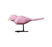 Geometric Origami Bird Sculpture - Elegant White Resin Ornament for Living Room, Office, or Porch Home Décor - Unique Decorative Accent for Modern Spaces