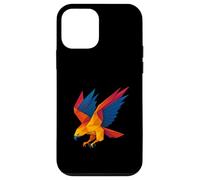 Geometric Origami Falcon Hawk Low Poly Bird Abstract Art Case for iPhone 12 mini