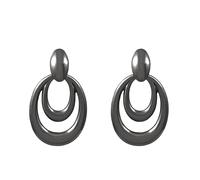 Geometric Oval Water Drop Hoop Earrings Fashion Layer Round Stud Earrings Earrings Hollow Circle Drop Earrings for Women Jewelry Gifts, Zinc, No Gemstone