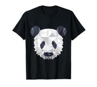 Geometric Panda Bear Polygon Art for artists T-Shirt
