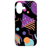 Geometric Pattern 80s 90s Memphis Aesthetic Style Case for iPhone 17