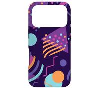 Geometric Pattern 80s 90s Memphis Aesthetic Style Case for iPhone 17 Pro