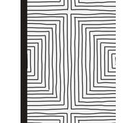 Geometric Pattern Notebook: 120 pages lined paper Journal/ Notebook