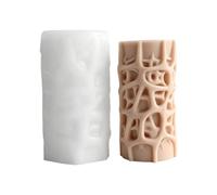Geometric Pattern Silicone Molds Hollow Out Silicone Molds for Making Soap Chocolate and Holiday Present Topological Elastomer Cast